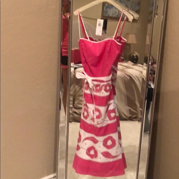 BCBG Sequin Party Dress in Pink Size 4 - Picture 2 of 7